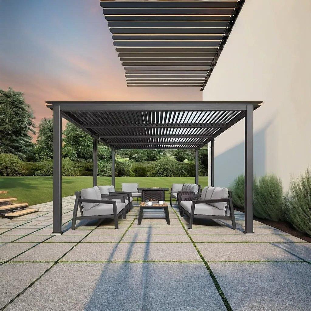 ¿Qué es una pérgola de barbacoa de aluminio?