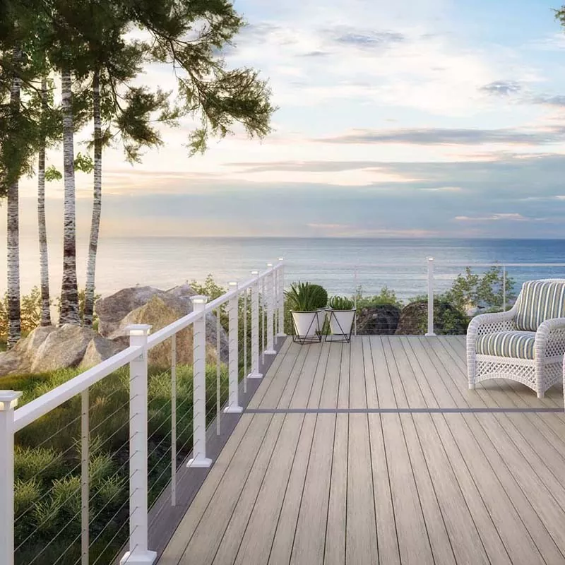 barandilla de cables