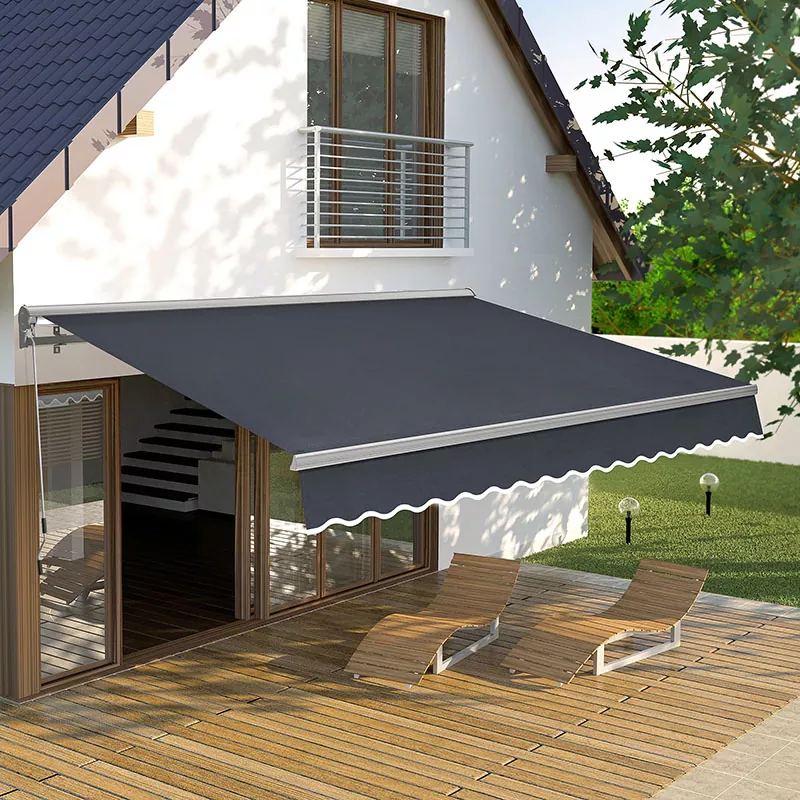 Toldo con brazos plegables